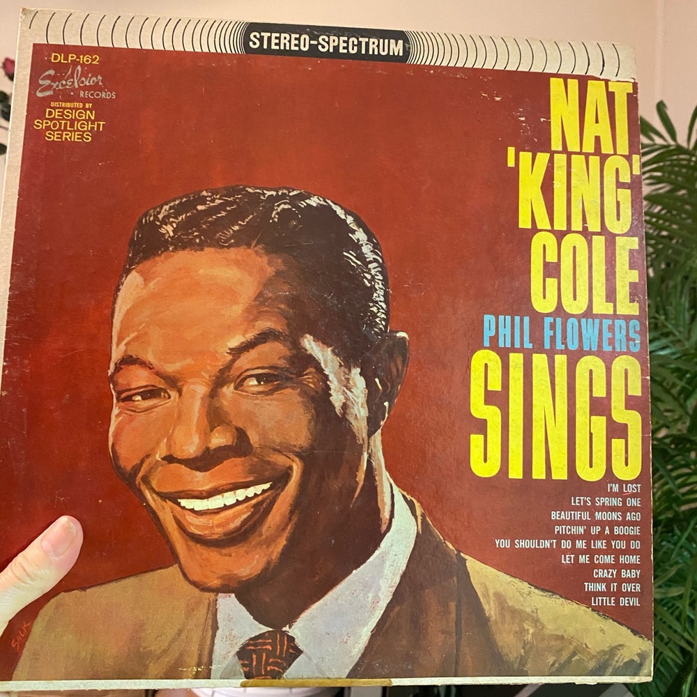 Nat King Cole Vintage Vinyl LP Record